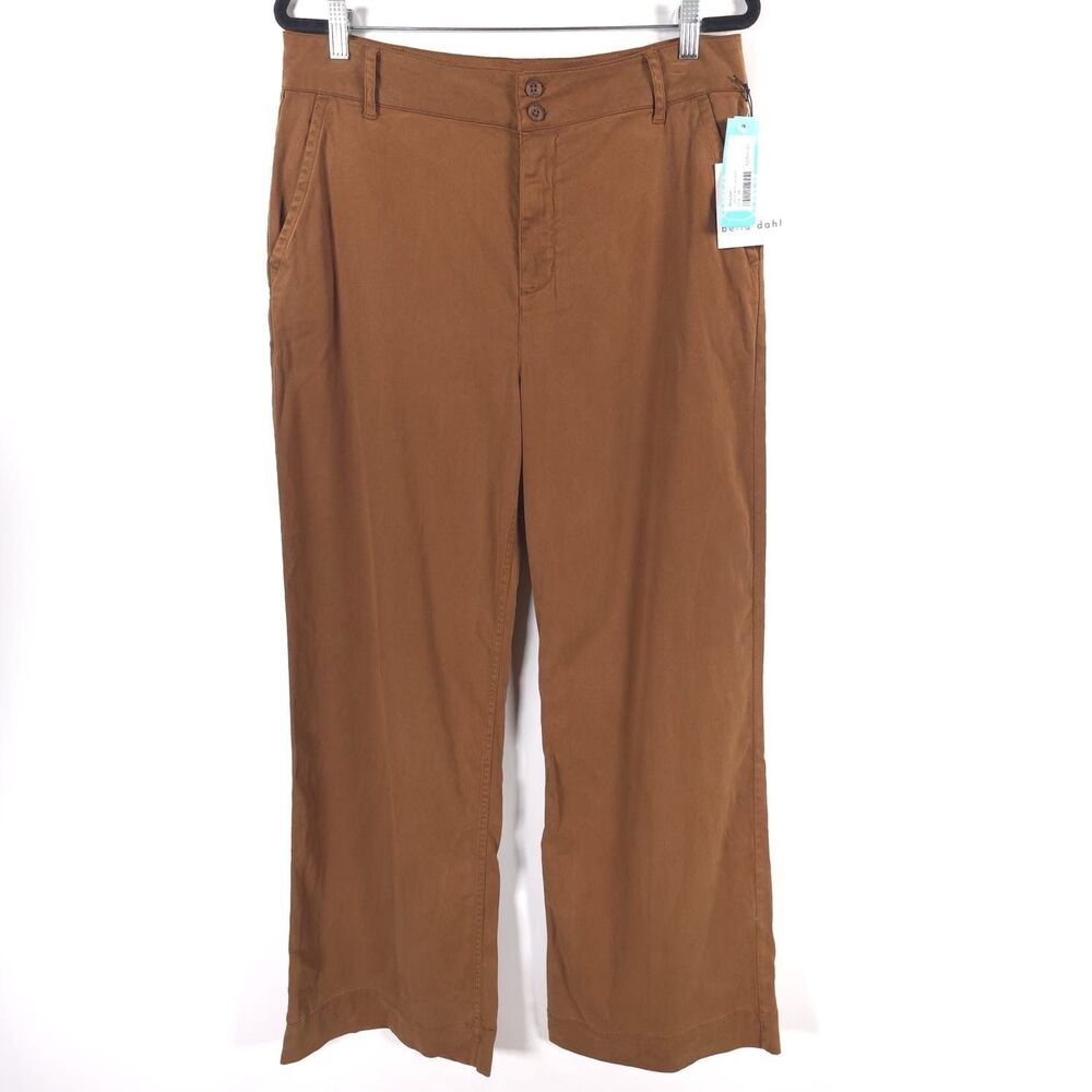 bella dahl NEW Sydney Wide Leg Pants Tencel Cotton Stretch 32 Trousers Women’s‎
